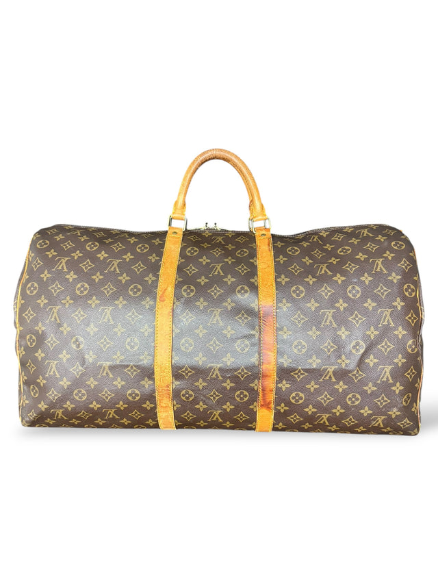 Louis Vuitton Keepall 60 Reisetasche Weekender Tasche Monogram Braun