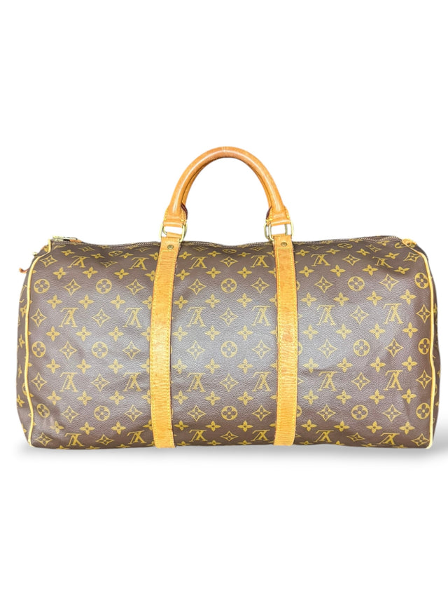 Louis Vuitton Keepall 50 Reisetasche Weekender Tasche Monogram Braun