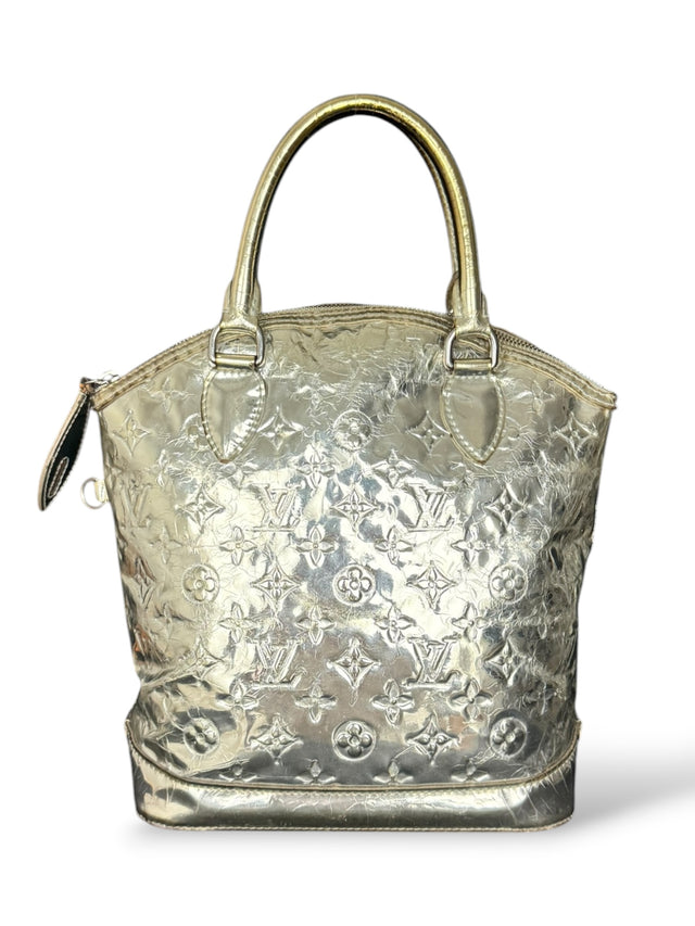 Louis Vuitton Lockit Mirror Miroir Monogram Silber Handtasche