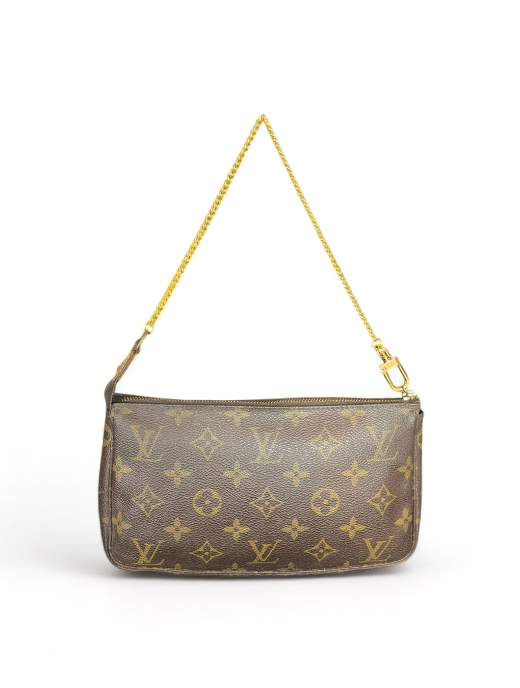 Louis Vuitton Pochette Accessoires Handtasche Monogram Braun