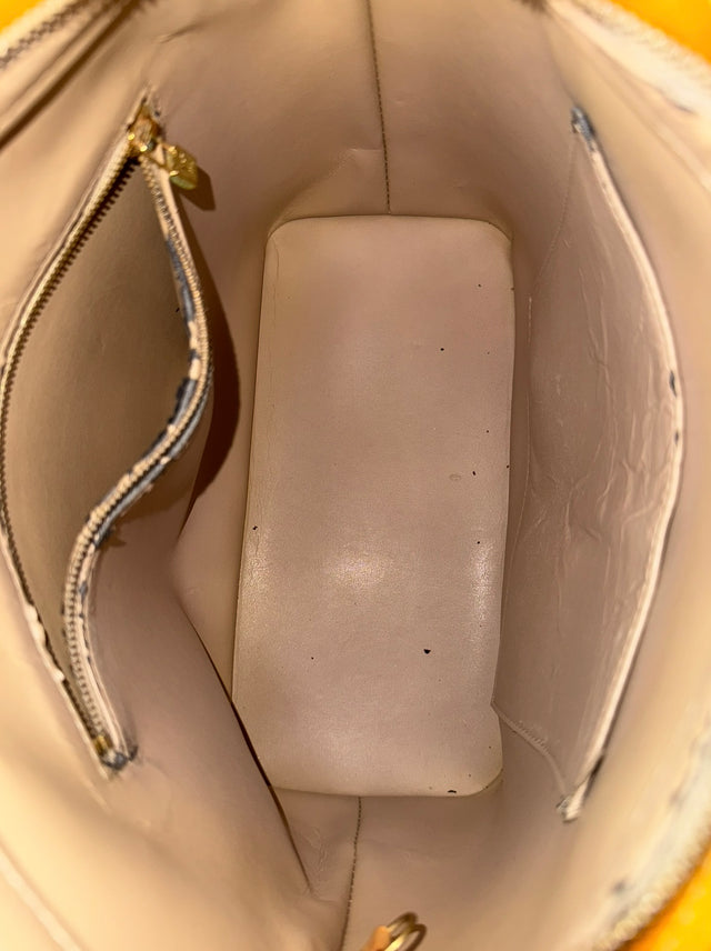 Louis Vuitton Houston Handtasche Vernis Monogram Gelb