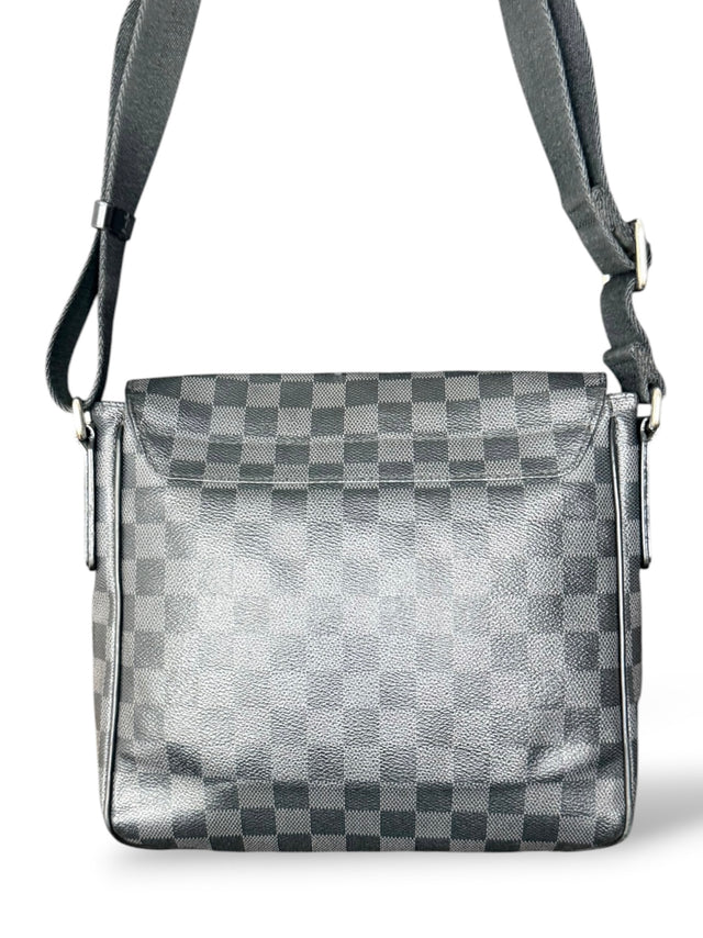 Louis Vuitton District Messenger Crossbody Umhängetasche Damier Graphit