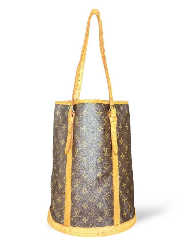 Louis Vuitton Bucket GM Handtasche Shopper Monogram Braun