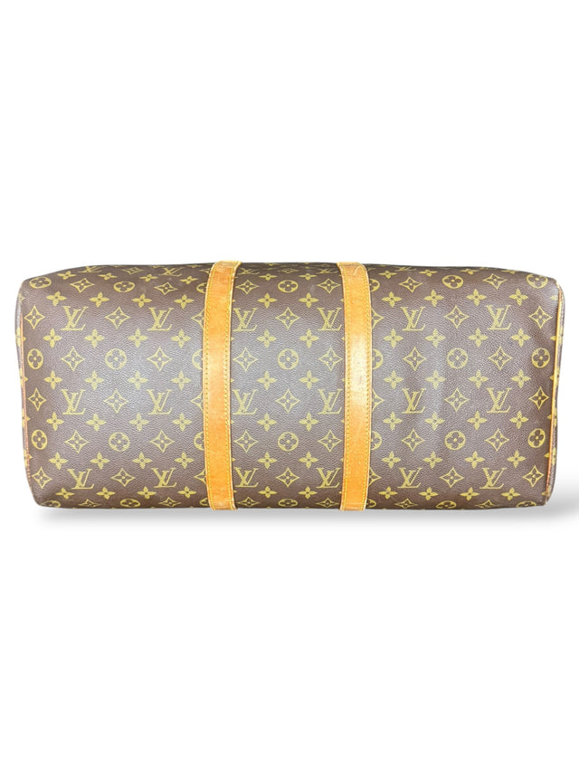Louis Vuitton Keepall 50 Reisetasche Weekender Tasche Monogram Braun