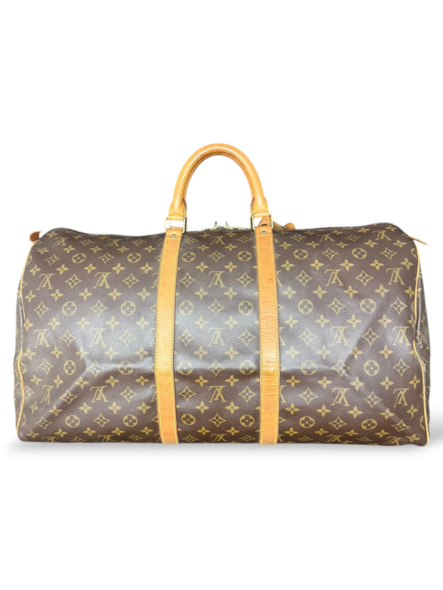 Louis Vuitton Keepall 55 Reisetasche Weekender Tasche Monogram Braun