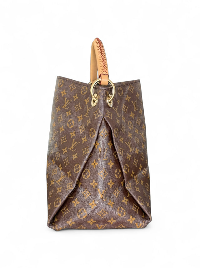 Louis Vuitton Artsy MM Handtasche Shopper Monogram Braun