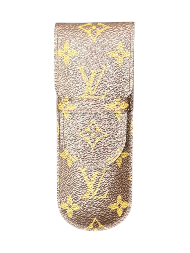 Louis Vuitton Brillenetui Brillencase Stiftetui Monogram Braun