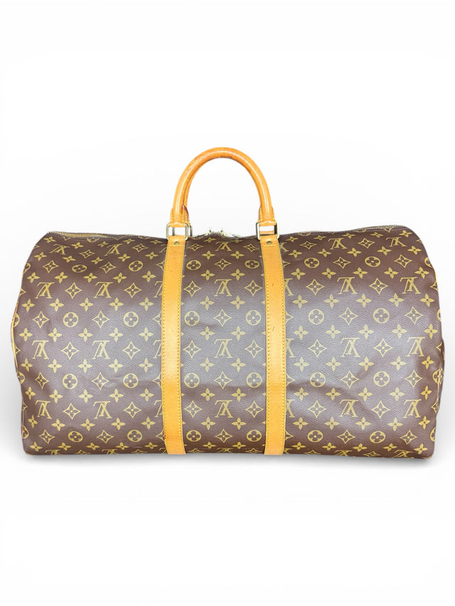 Louis Vuitton Keepall 55 Reisetasche Weekender Tasche Monogram Braun