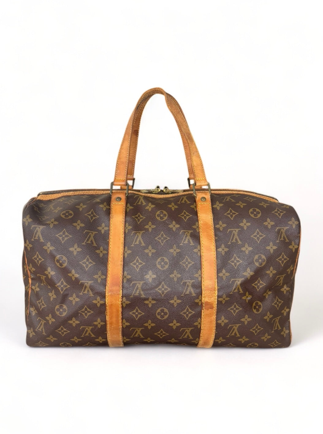 Louis Vuitton Sac Souple 45 Reisetasche Weekender Keepall Monogram Braun