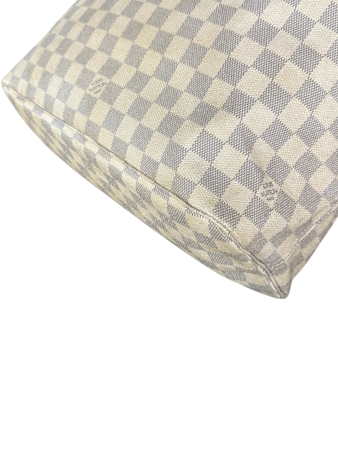 Louis Vuitton Neverfull MM Handtasche Shopper Damier Azur