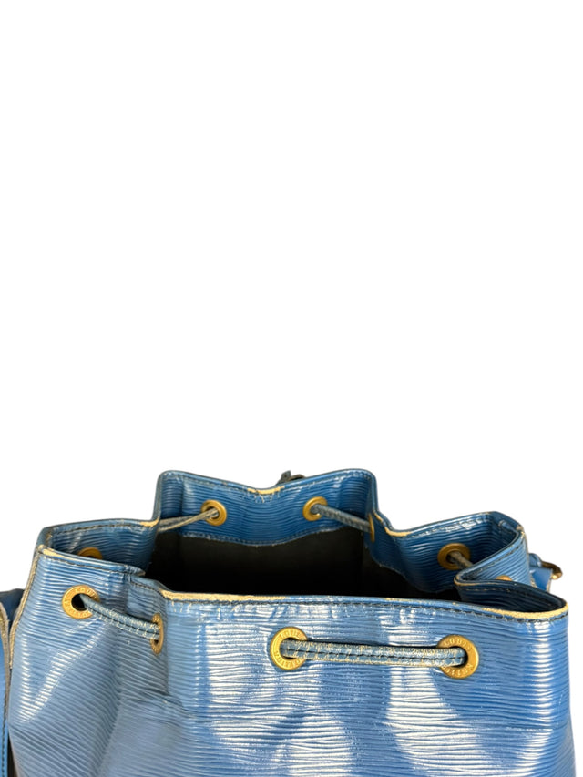 Louis Vuitton Sac Noe Petit Handtasche Epi Leder Blau