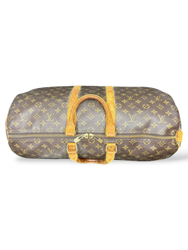 Louis Vuitton Keepall 50 Reisetasche Weekender Tasche Monogram Braun