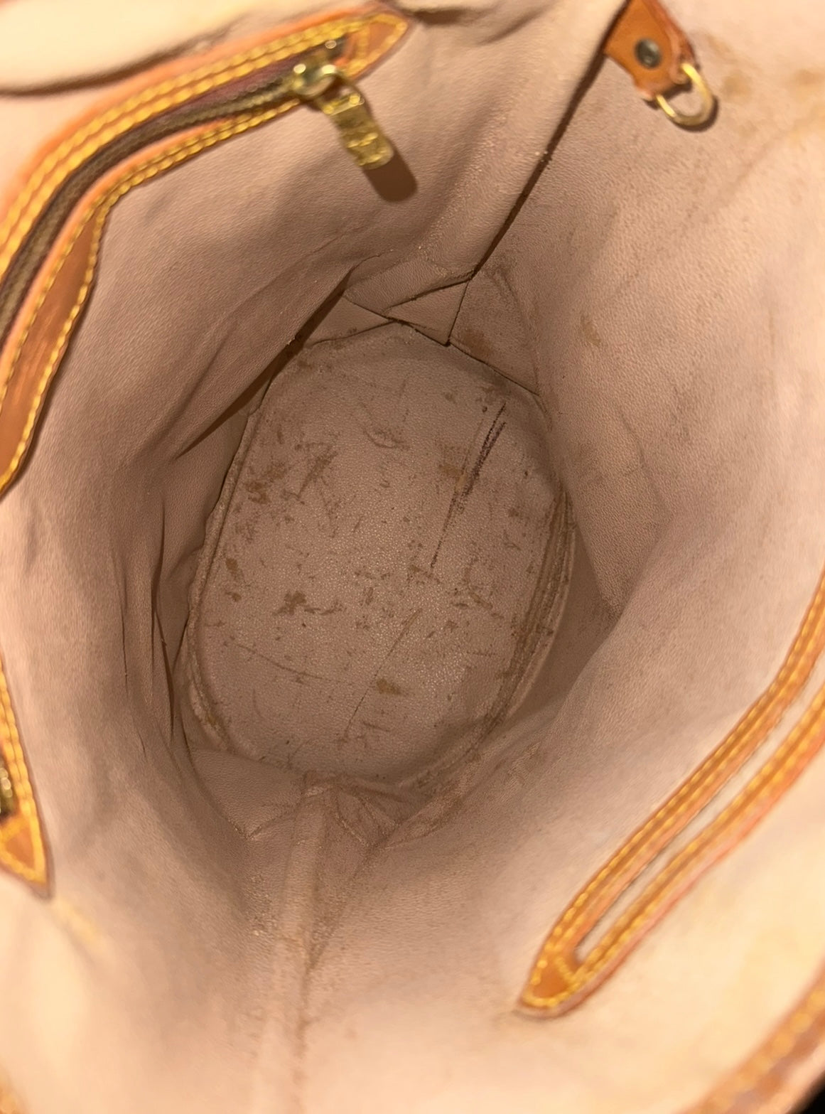 Louis Vuitton Bucket GM Handtasche Shopper Monogram Braun