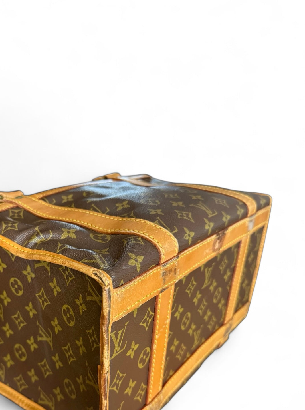 Louis Vuitton Sac Chien Reisetasche Weekender Tasche Monogram Braun