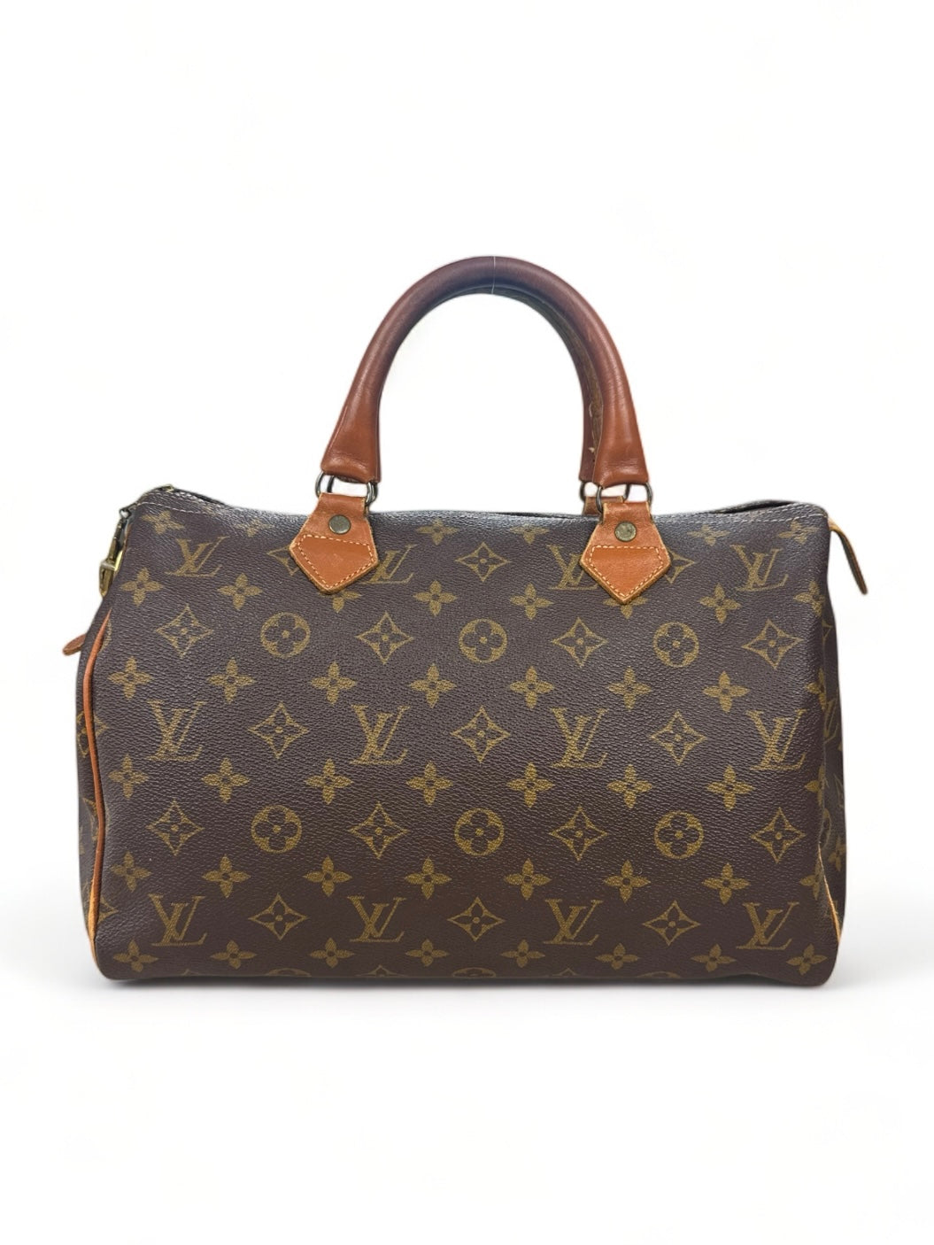 Louis Vuitton Speedy 30 French Company USA Monogram Braun