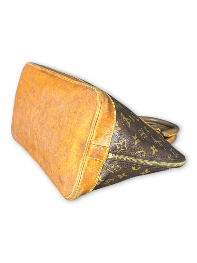 Louis Vuitton Alma Handtasche Tasche Monogram Braun