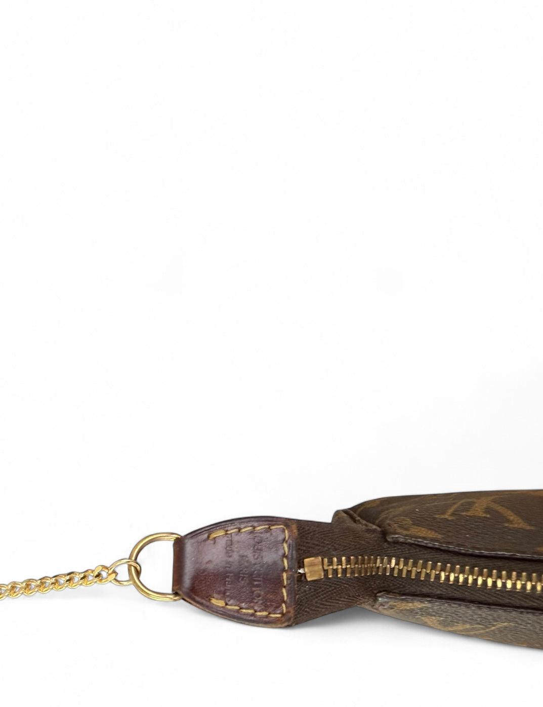 Louis Vuitton Pochette Accessoires Handtasche Monogram Braun