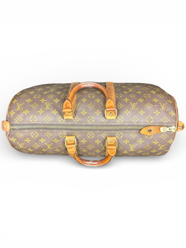 Louis Vuitton Keepall 45 Reisetasche Weekender Tasche Monogram Braun