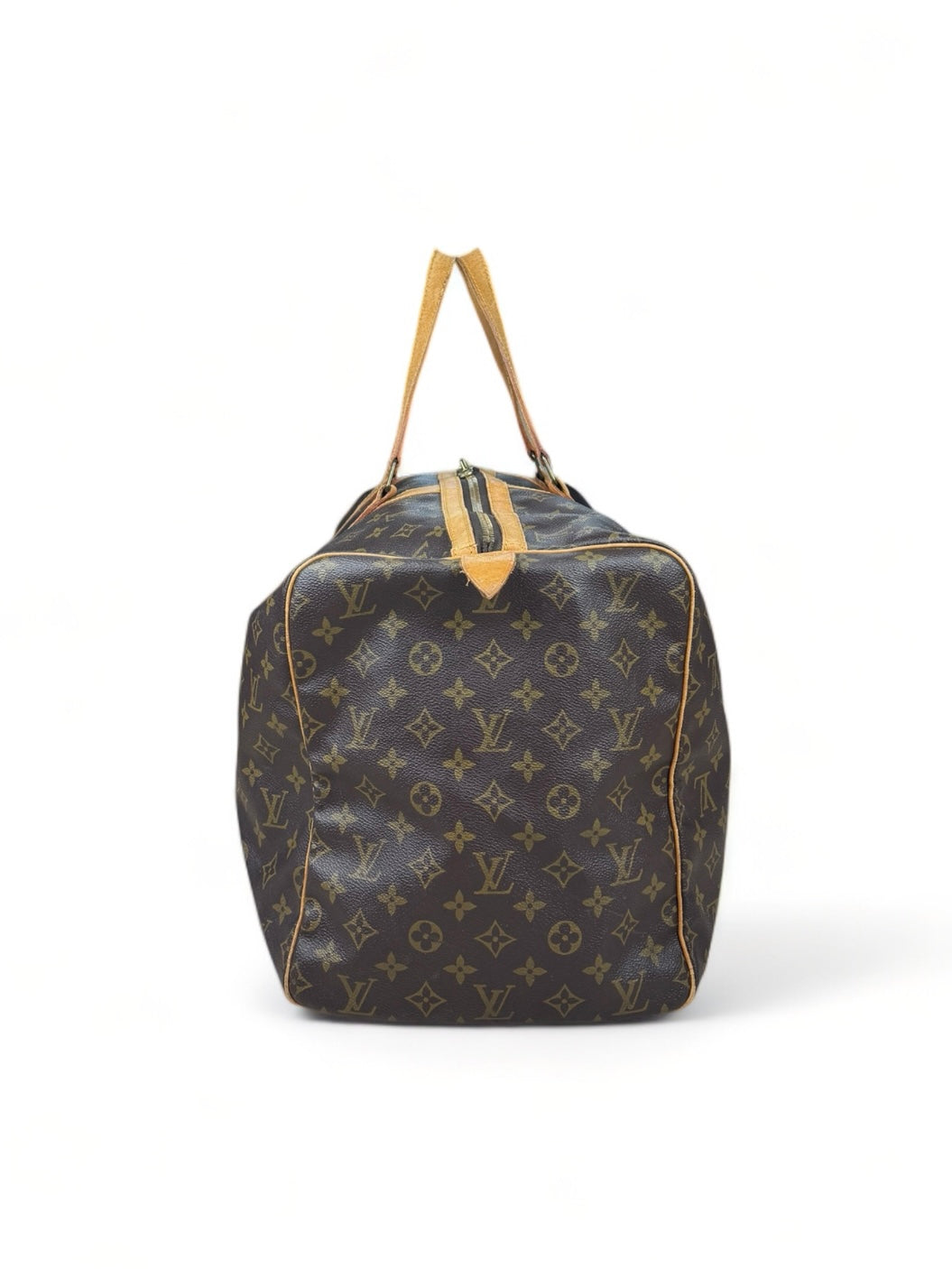 Louis Vuitton Sac Souple 55 Reisetasche Weekender Keepall Monogram Braun