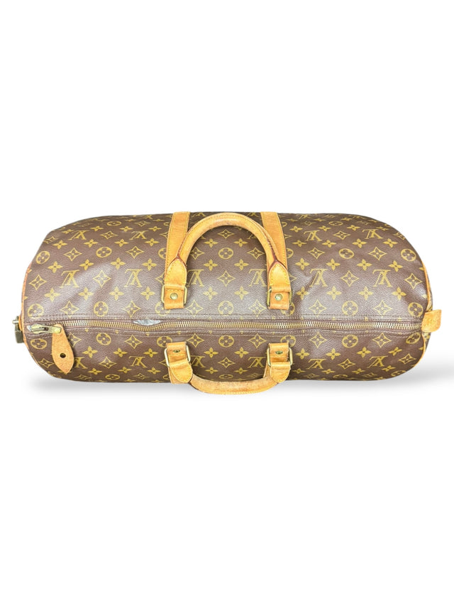 Louis Vuitton Keepall 50 Reisetasche Weekender Tasche Monogram Braun