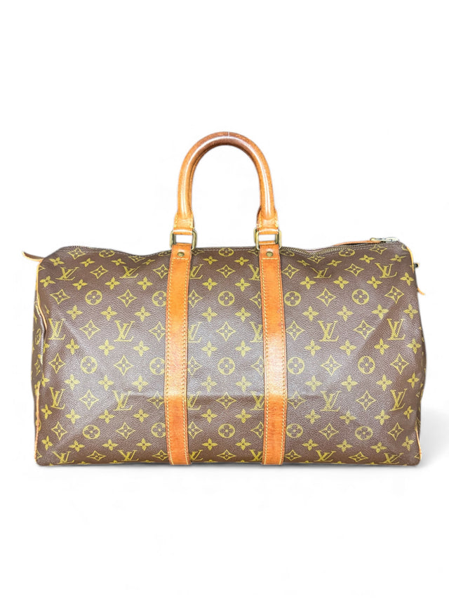 Louis Vuitton Keepall 45 Reisetasche Weekender Tasche Monogram Braun