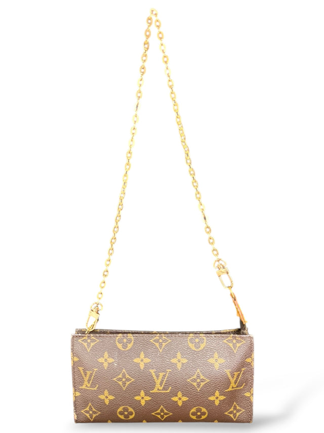 Louis Vuitton Baguette Pochette Accessoires Handtasche Monogram Braun