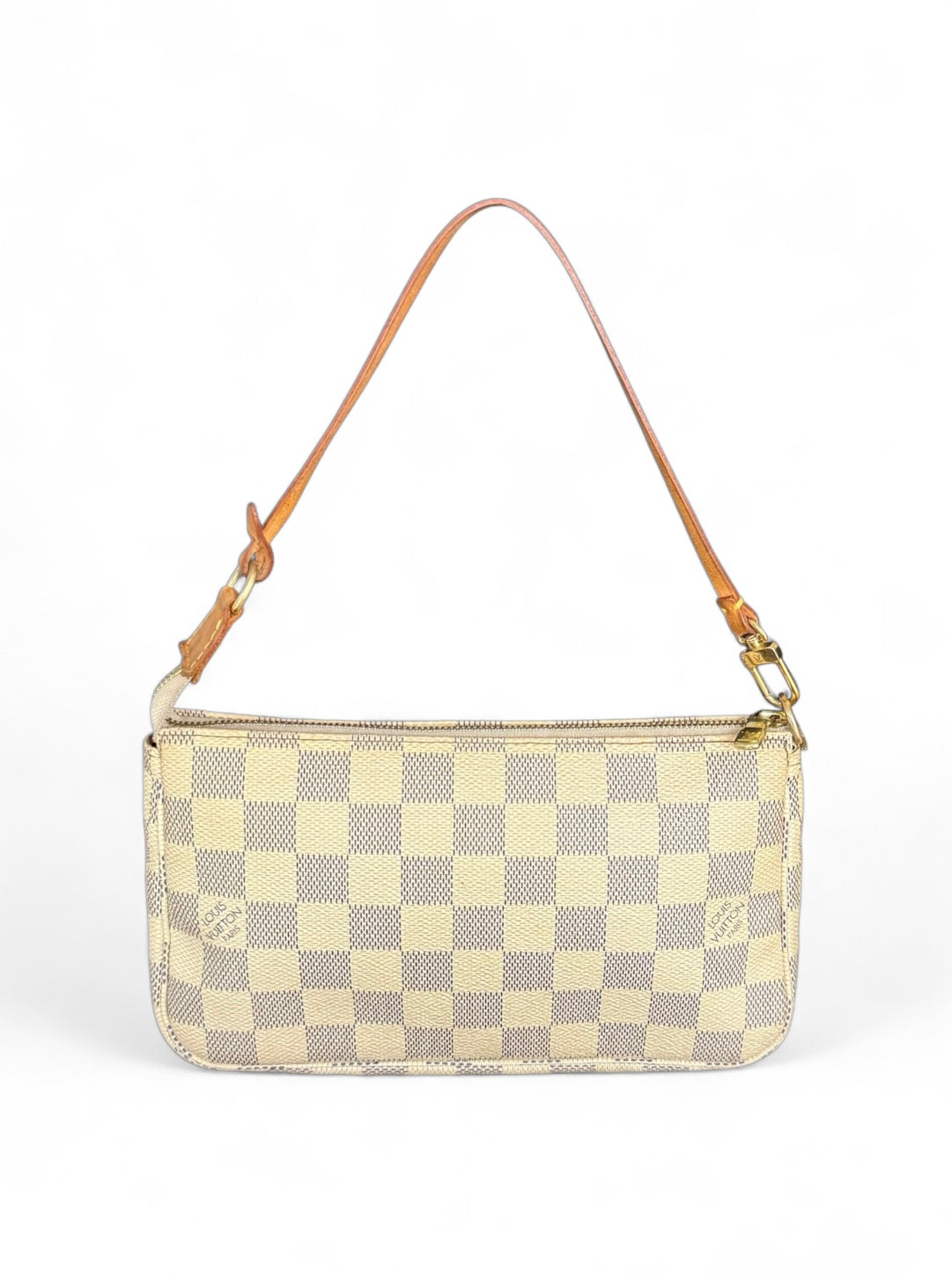 Louis Vuitton Pochette Accessoires Handtasche Damier Azur
