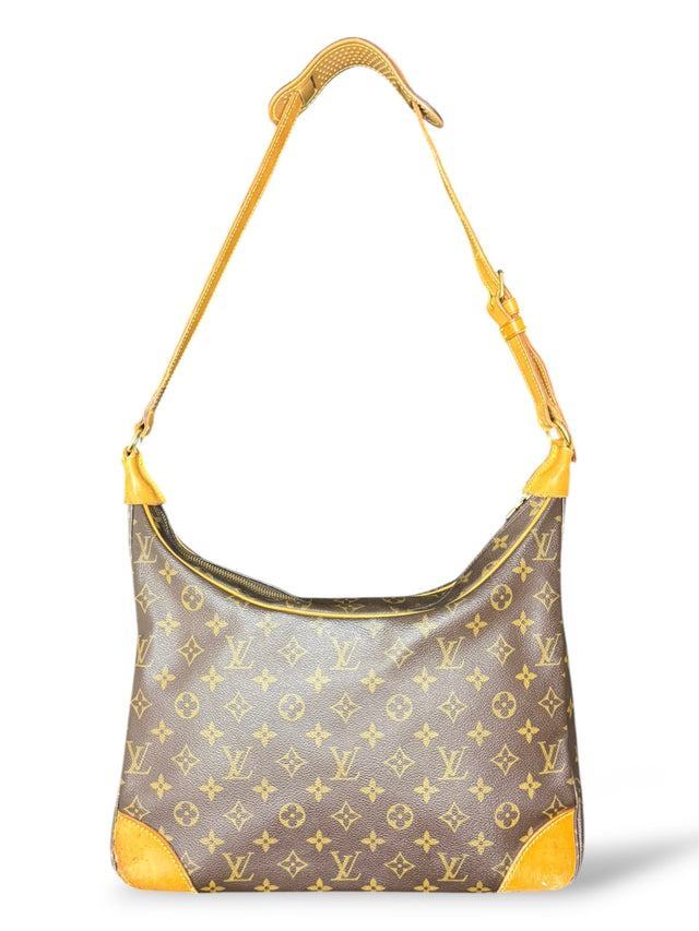 Louis Vuitton Boulogne 35 Handtasche Crossbody Monogram Braun