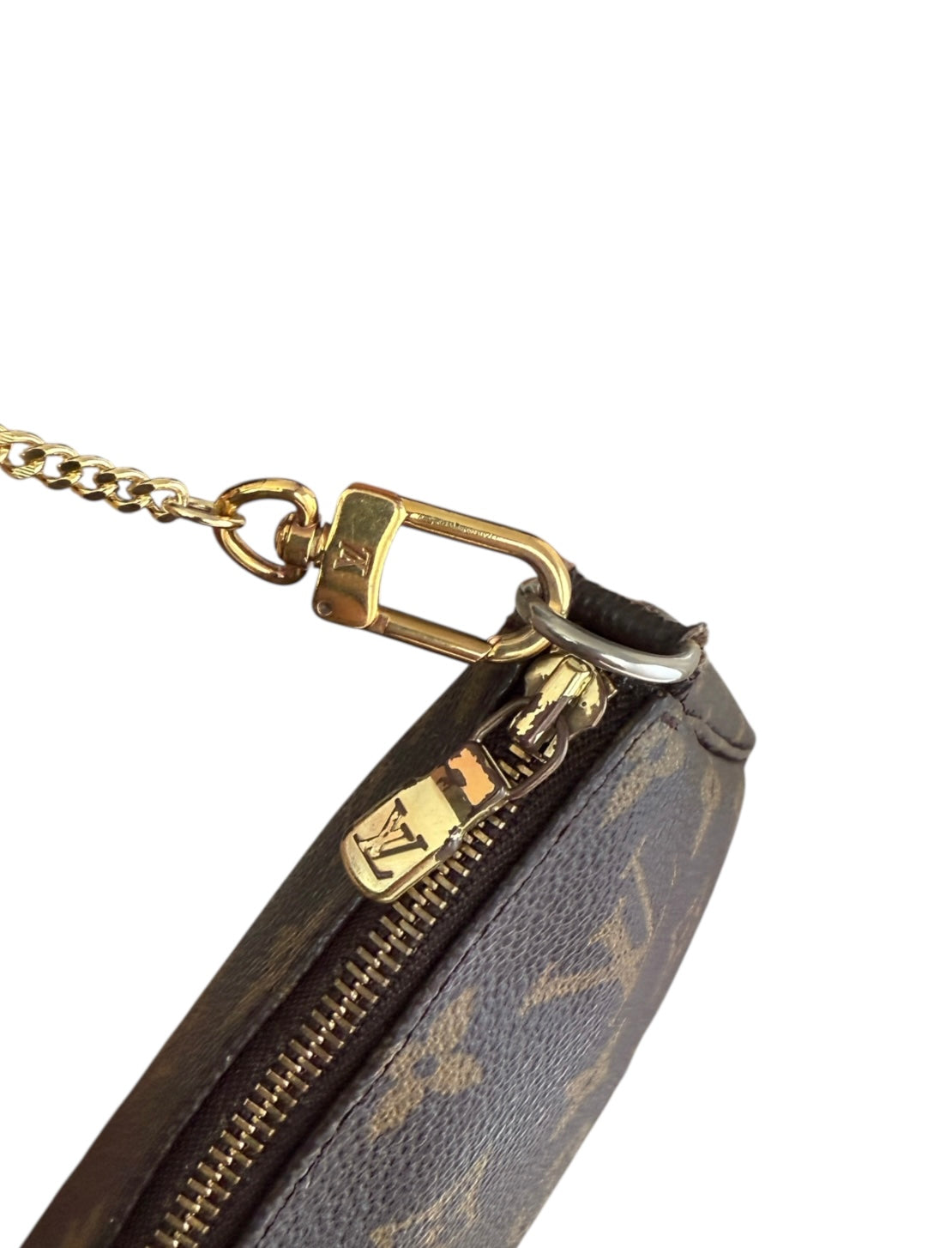 Louis Vuitton Pochette Accessoires Handtasche Monogram Braun