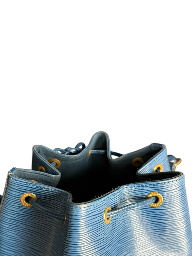 Louis Vuitton Sac Noe Petit Handtasche Epi Leder Blau