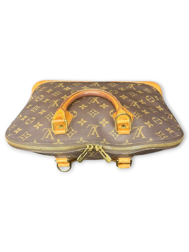 Louis Vuitton Alma Handtasche Tasche Monogram Braun