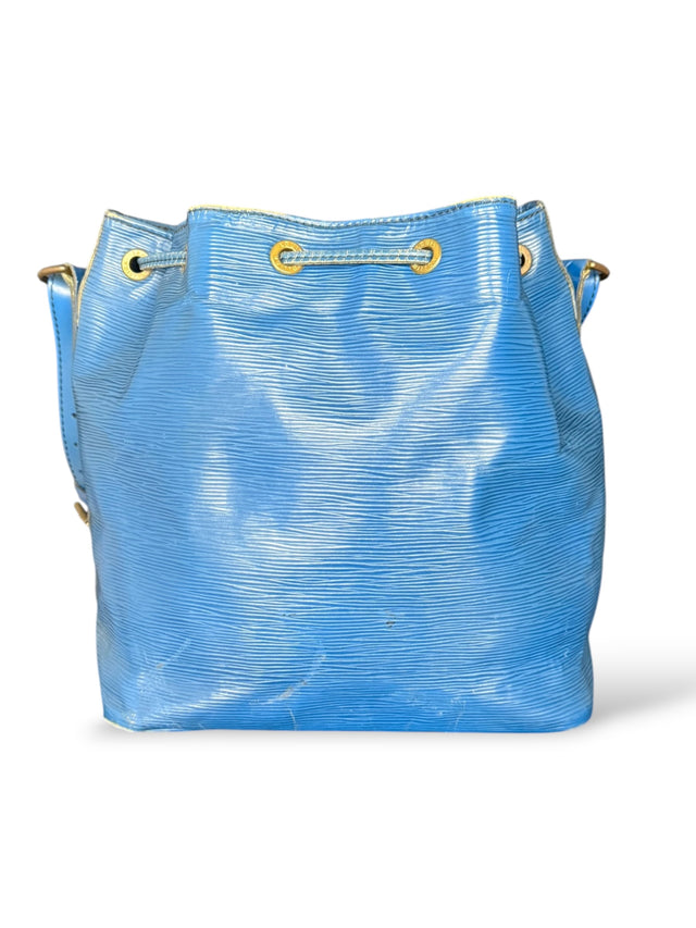 Louis Vuitton Sac Noe Petit Handtasche Epi Leder Blau