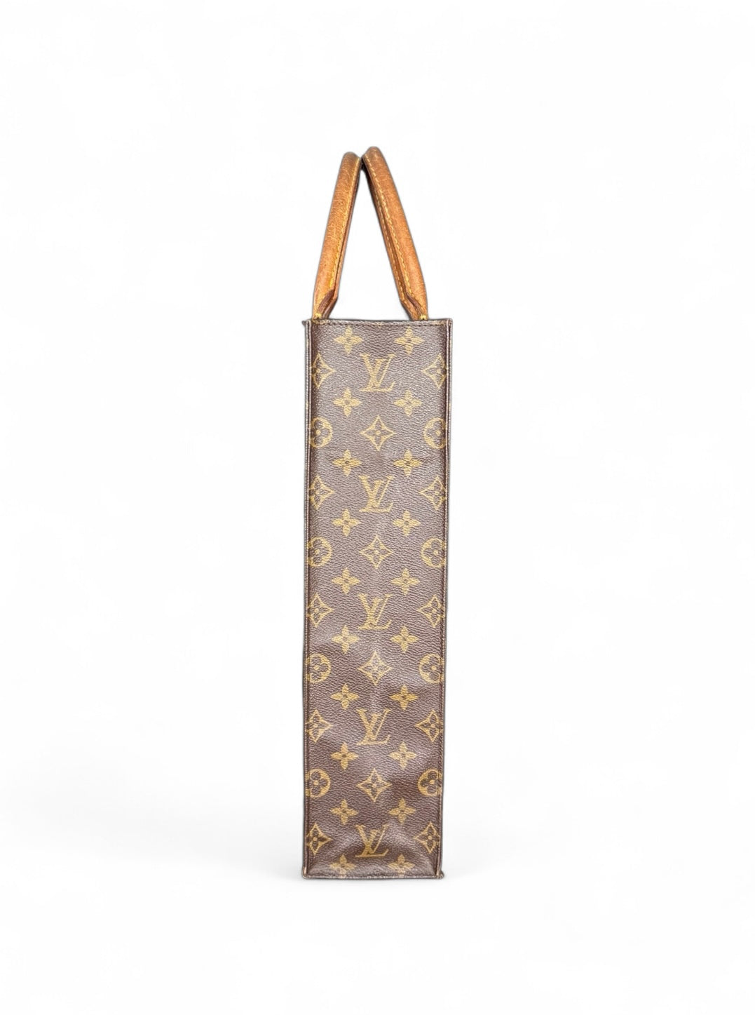 Louis Vuitton Sac Plat Handtasche Tote Bag Shopper Monogram Braun