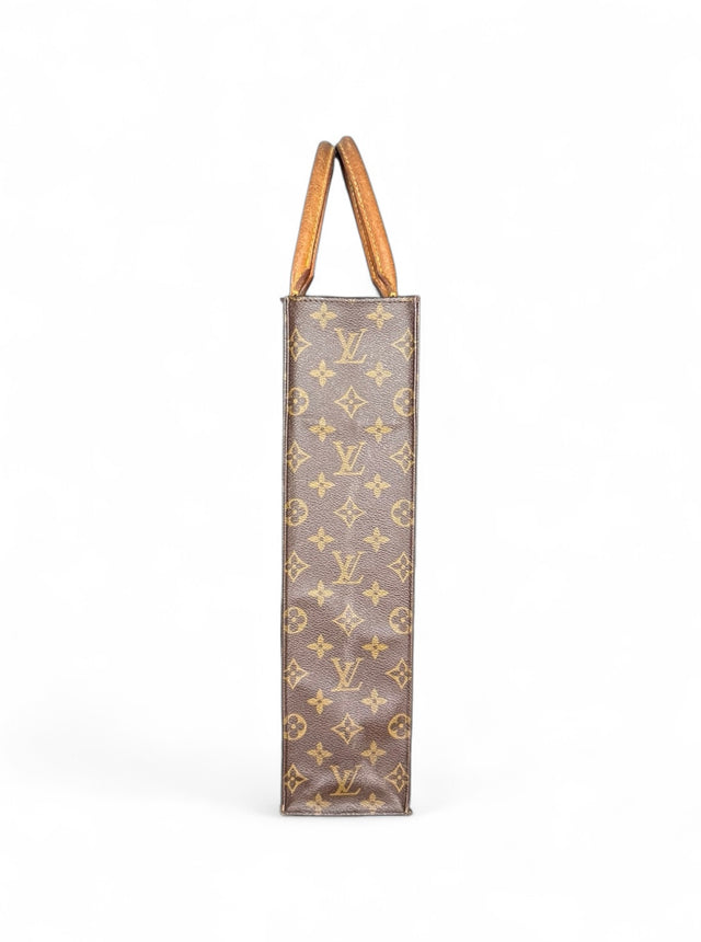 Louis Vuitton Sac Plat Handtasche Tote Bag Shopper Monogram Braun