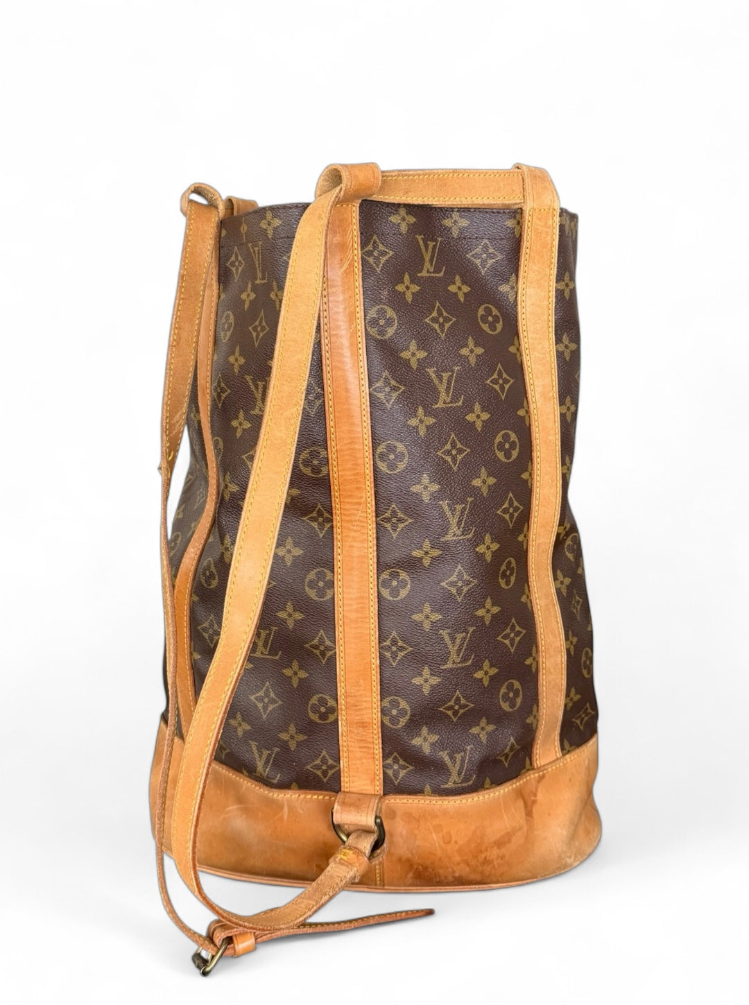 Louis Vuitton Randonnee GM Rucksack Tasche Monogram Braun