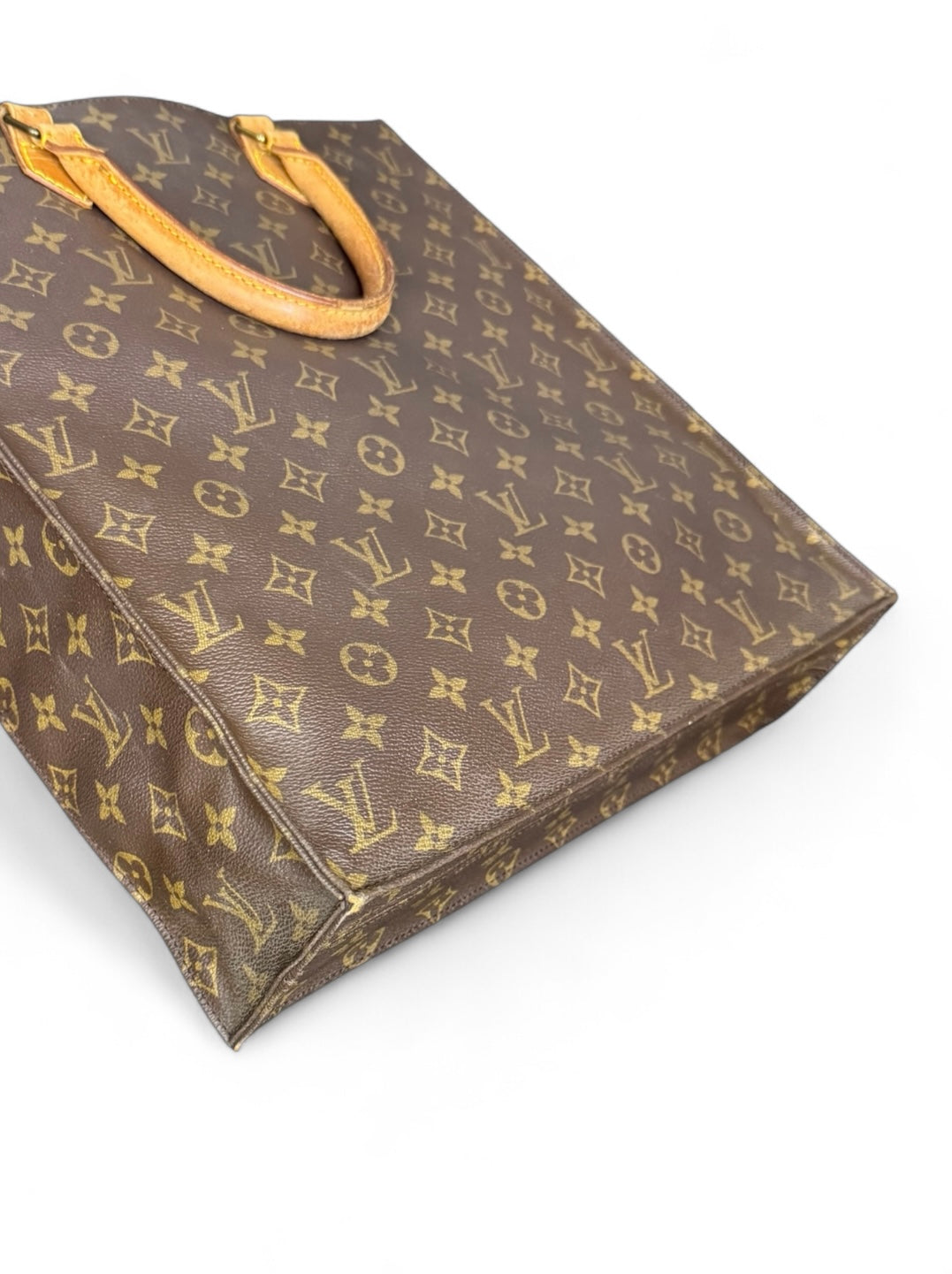 Louis Vuitton Sac Plat Handtasche Tote Bag Shopper Monogram Braun