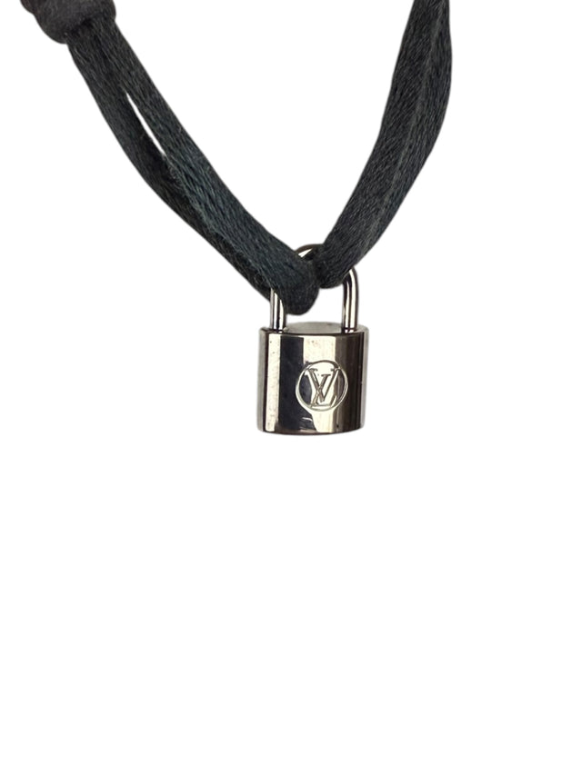 Louis Vuitton Lockit Unicef Armband Silber Schwarz