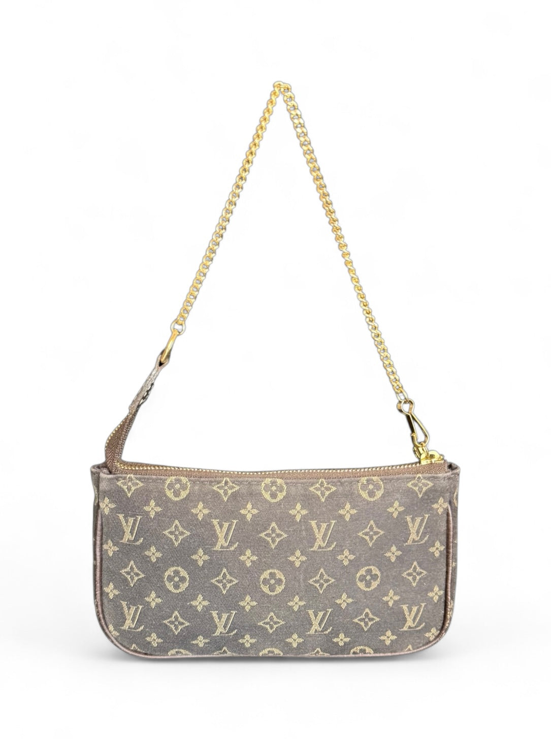 Louis Vuitton Pochette Accessoires Handtasche Monogram Denim