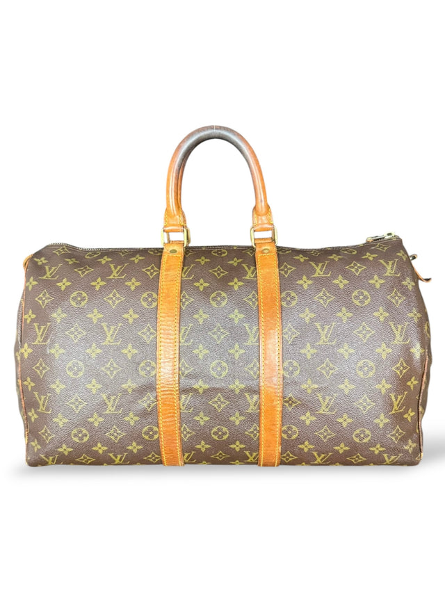 Louis Vuitton Keepall 45 Reisetasche Weekender Tasche Monogram Braun