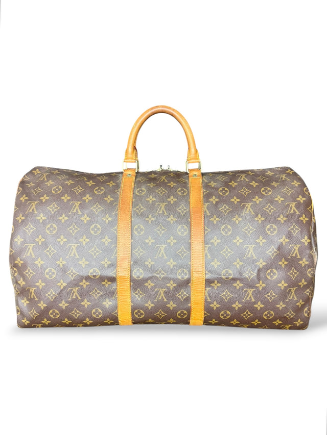 Louis Vuitton Keepall 55 Reisetasche Weekender Tasche Monogram Braun