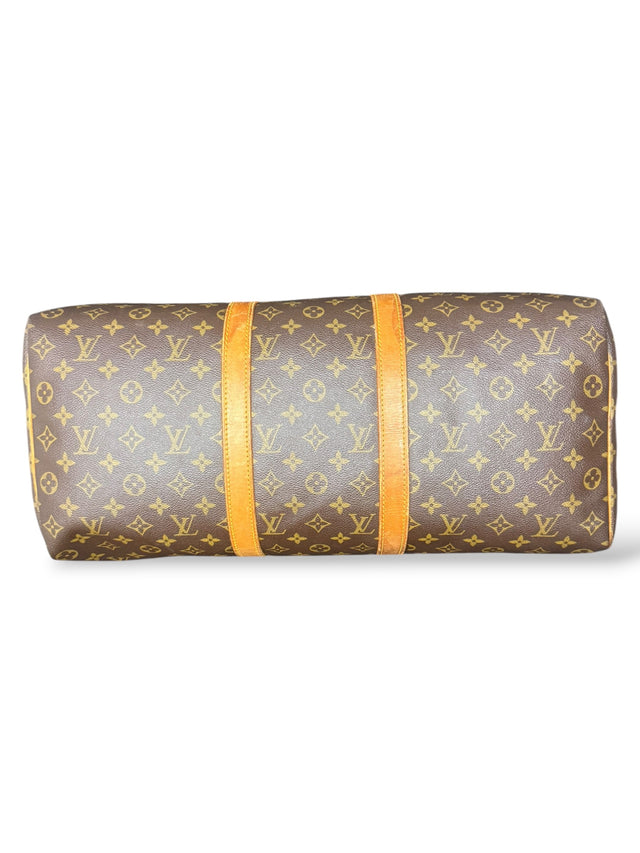 Louis Vuitton Keepall 50 Reisetasche Weekender Tasche Monogram Braun
