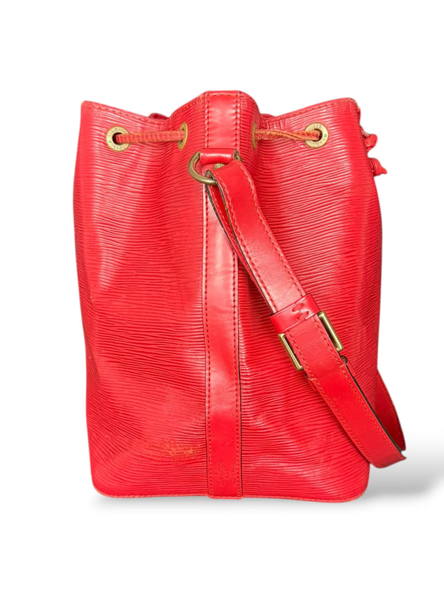 Louis Vuitton Sac Noe Petit Handtasche Epi Leder Rot