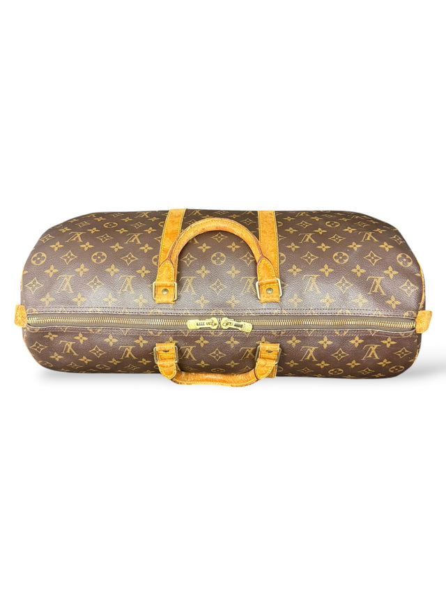 Louis Vuitton Keepall 50 Reisetasche Weekender Tasche Monogram Braun