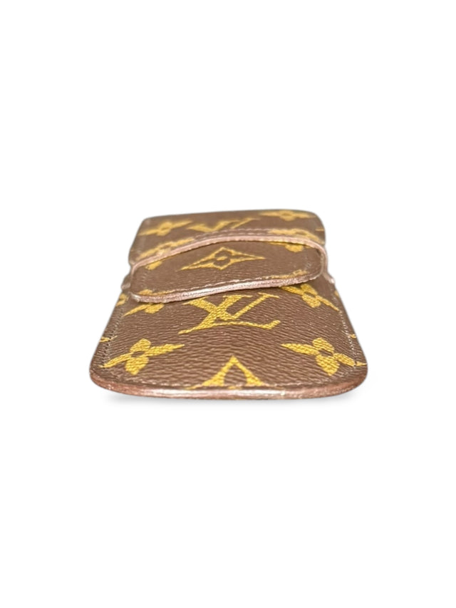 Louis Vuitton Brillenetui Brillencase Stiftetui Monogram Braun