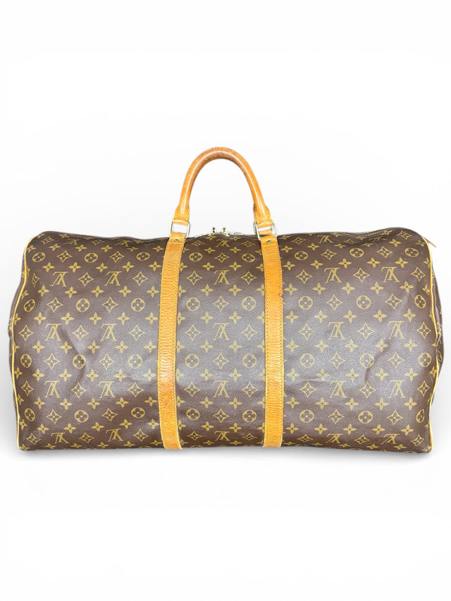 Louis Vuitton Keepall 60 Reisetasche Weekender Tasche Monogram Braun