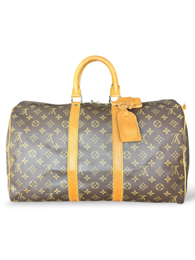 Louis Vuitton Keepall 45 Reisetasche Weekender Tasche Monogram Braun