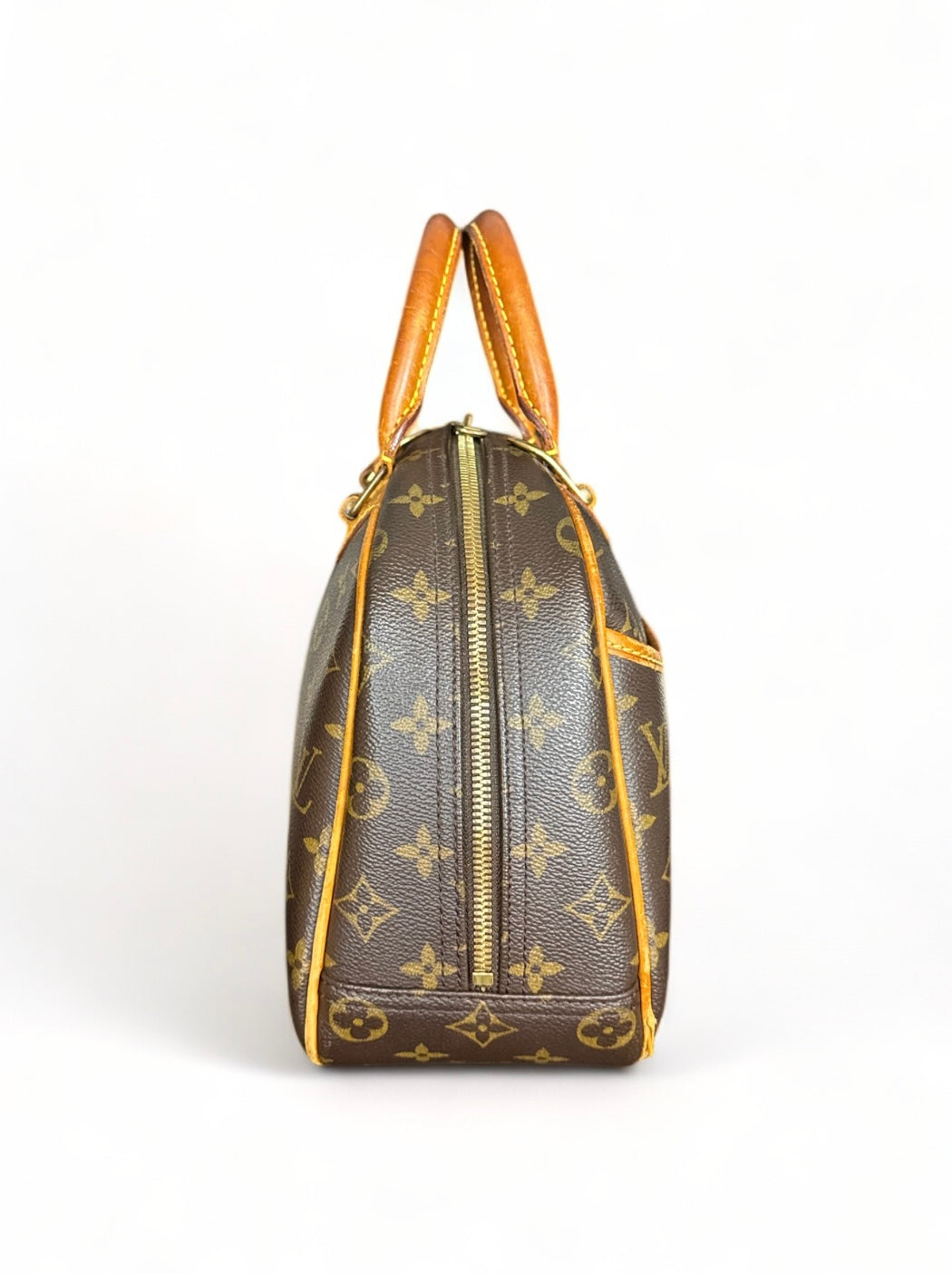 Louis Vuitton Deauville Mini Handtasche Monogram Braun