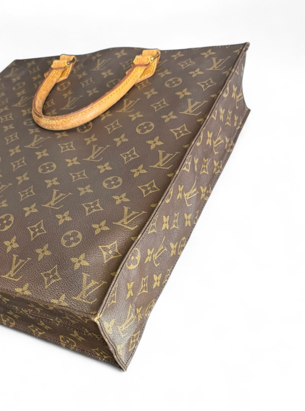 Louis Vuitton Sac Plat Handtasche Tote Bag Shopper Monogram Braun