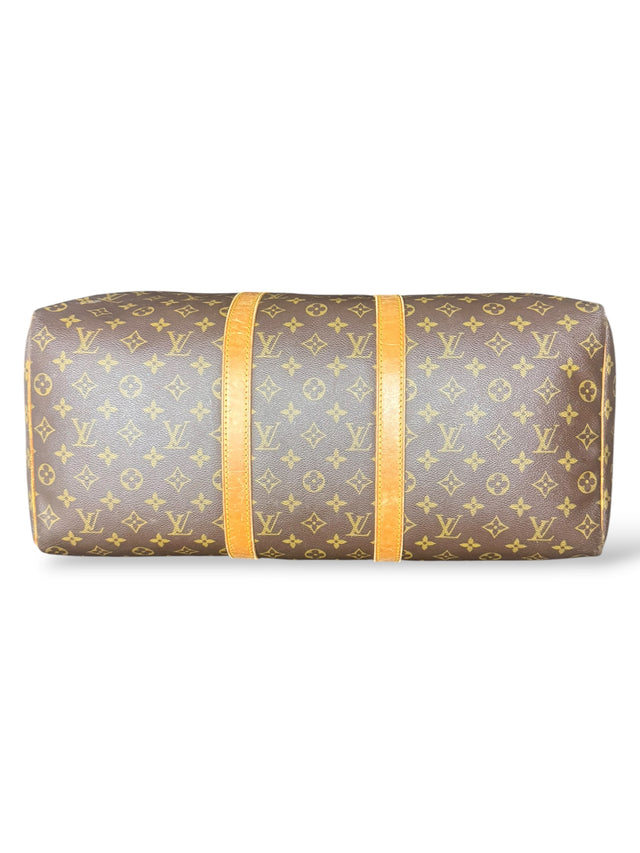 Louis Vuitton Keepall 50 Reisetasche Weekender Tasche Monogram Braun