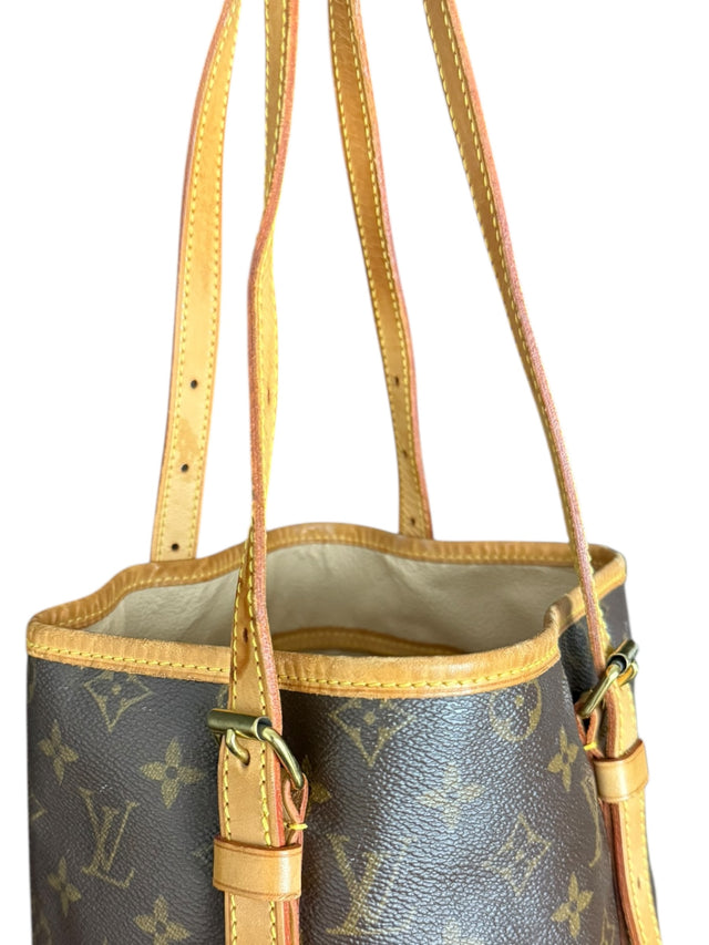 Louis Vuitton Bucket GM Handtasche Shopper Monogram Braun